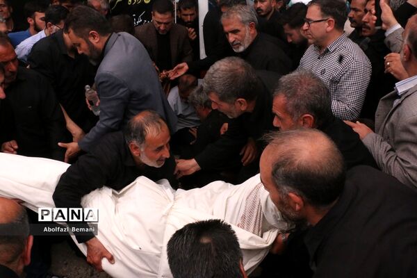 تشییع و خاکسپاری پیکر جانباز شهید «زنجانی» در قم