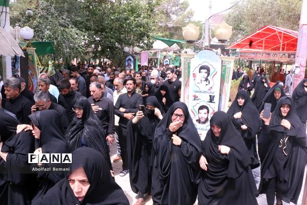 تشییع و خاکسپاری پیکر جانباز شهید «زنجانی» در قم