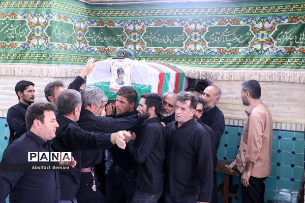 تشییع و خاکسپاری پیکر جانباز شهید «زنجانی» در قم