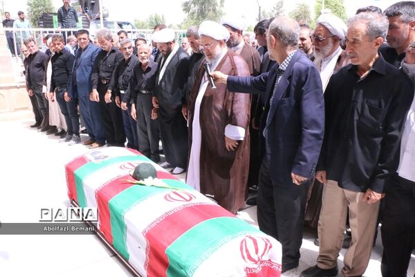 تشییع و خاکسپاری پیکر جانباز شهید «زنجانی» در قم