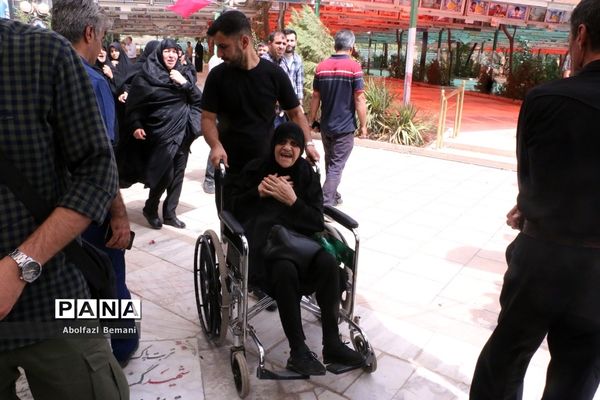 تشییع و خاکسپاری پیکر جانباز شهید «زنجانی» در قم