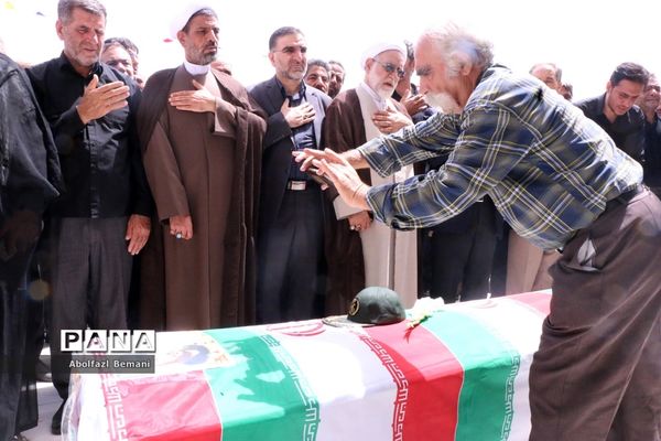 تشییع و خاکسپاری پیکر جانباز شهید «زنجانی» در قم
