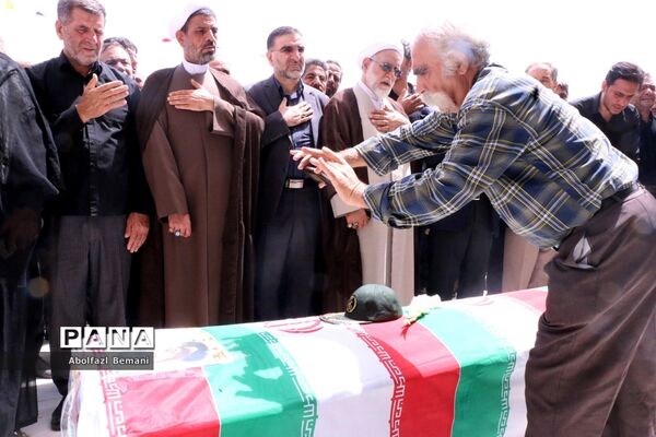 تشییع و خاکسپاری پیکر جانباز شهید «زنجانی» در قم