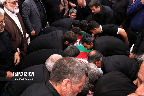 تشییع و خاکسپاری پیکر جانباز شهید «زنجانی» در قم