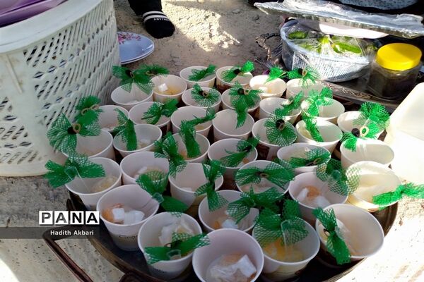 برگزاری دعای ندبه در گلزار شهدای شهرستان بن