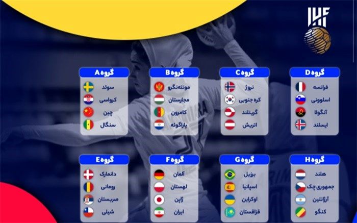 مسابقات قهرمانی هندبال بانوان جهان؛ ایران حریفان خود را شناخت