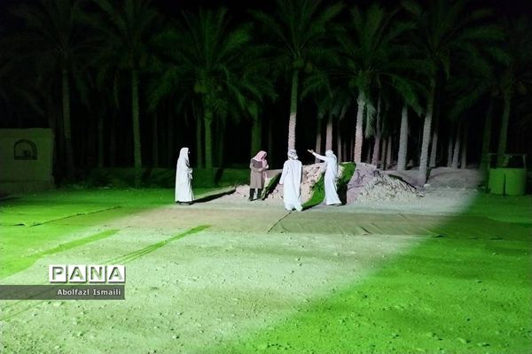 بازسازی واقعه عید غدیرخم به مناسبت عید بزرگ مسلمانان در شهر اهرم