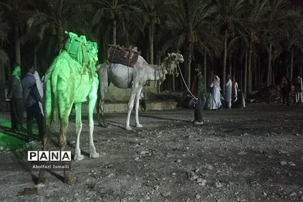 بازسازی واقعه عید غدیرخم به مناسبت عید بزرگ مسلمانان در شهر اهرم