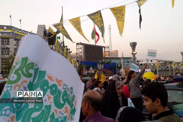 جشن مهمانی ده کیلومتری غدیر در شهر تهران