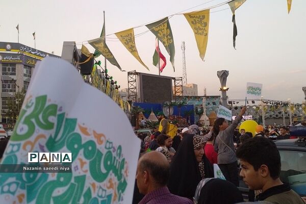 جشن مهمانی ده کیلومتری غدیر در شهر تهران