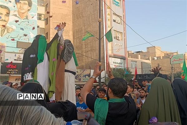 کاروان شادی عاشقان ولایت به مناسبت عید غدیر خم  در شهرستان قدس