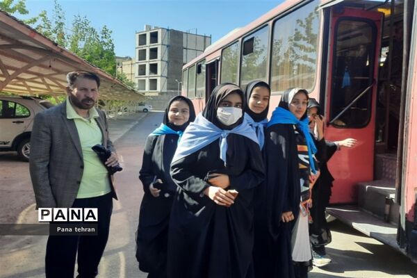اعزام  دانش‌آموزان زیارت اولی شهر تهران به مشهد مقدس