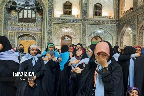 اعزام  دانش‌آموزان زیارت اولی شهر تهران به مشهد مقدس