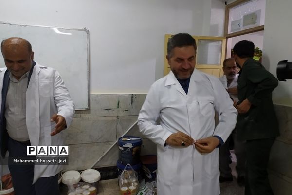 مراسم افتتاحیه طرح جهادی شهید «سید روح‌الله عجمیان» در قم