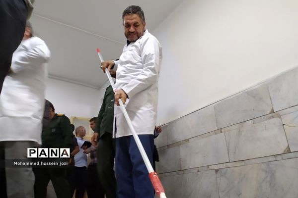 مراسم افتتاحیه طرح جهادی شهید «سید روح‌الله عجمیان» در قم