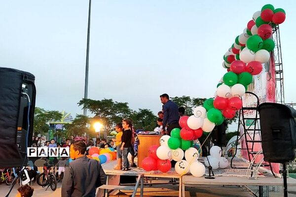 برگزاری همایش دوچرخه‌سواری در بوستان زیتون شهر قیامدشت