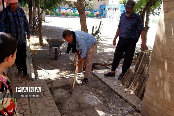 بازسازی مدرسه امام‌حسن‌مجتبی(ع) و گل‌نرگس شهرستان‌قرچک