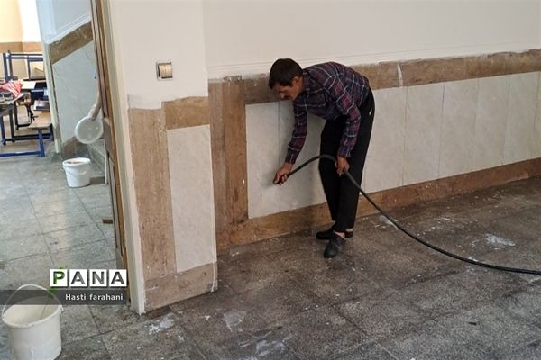 بازسازی مدرسه امام‌حسن‌مجتبی(ع) و گل‌نرگس شهرستان‌قرچک