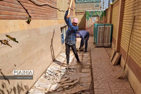 بازسازی مدرسه امام‌حسن‌مجتبی(ع) و گل‌نرگس شهرستان‌قرچک