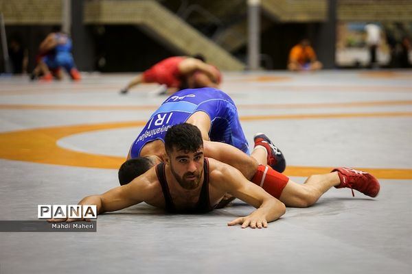 تمرین تیم ملی کشتی فرنگی نوجوانان و بزرگسالان