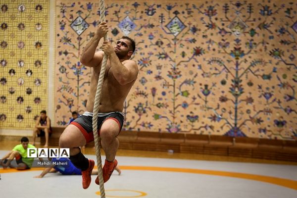 تمرین تیم ملی کشتی فرنگی نوجوانان و بزرگسالان