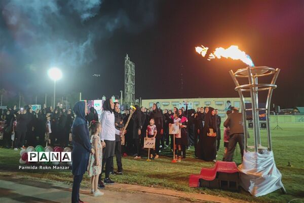 آیین افتتاحیه مسابقات ورزشی بانوان فرهنگی کشور در شیراز