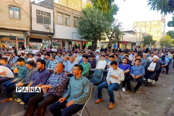 همایش مردمی مدافعان حریم خانواده در میانه