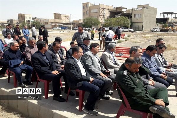 آیین کلنگ‌زنی ساخت کانون پرورش فکری کودکان و نوجوانان مه ولات