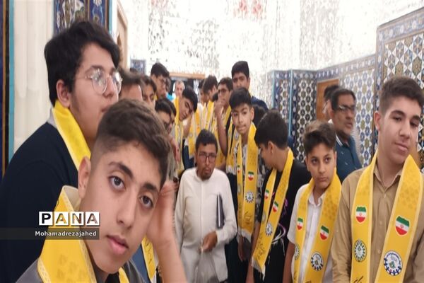 اعزام ۵۵ ‌دانش‌آموز دبیرستان تمام تشکیلاتی شیخ انصاری دزفول به اردوی زیارتی، تربیتی و سیاحتی مشهد مقدس