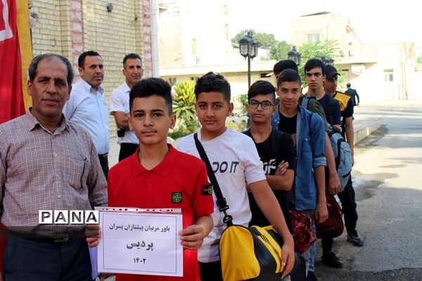 مراسم افتتاحیه دوره دوم اردوی یاورمربیان سازمان دانش‌آموزی شهرستان‌های استان تهران