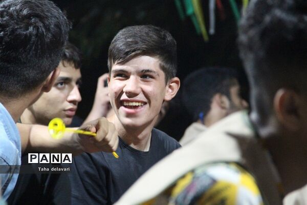 مراسم جُنگ شادی در اردوی یاورمربیان عضو سازمان دانش‌آموزی شهرستانهای استان تهران