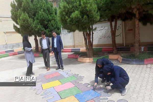 بازدید معاون آموزشی شهرستان کلات از پایگاه ثابت برگزاری دوره کارورزی، کارآموزی هنرستان حضرت معصومه(س)