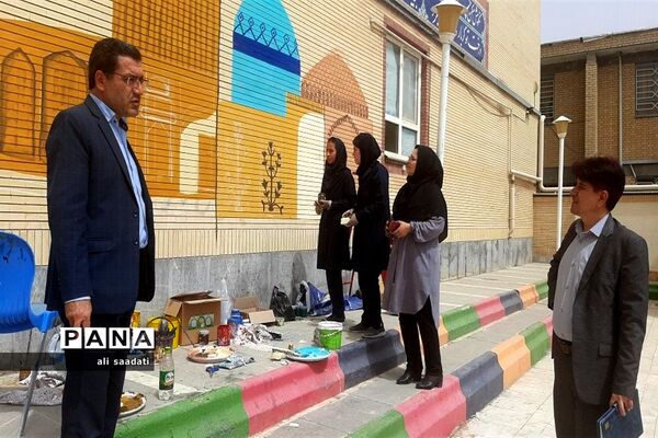 بازدید معاون آموزشی شهرستان کلات از پایگاه ثابت برگزاری دوره کارورزی، کارآموزی هنرستان حضرت معصومه(س)