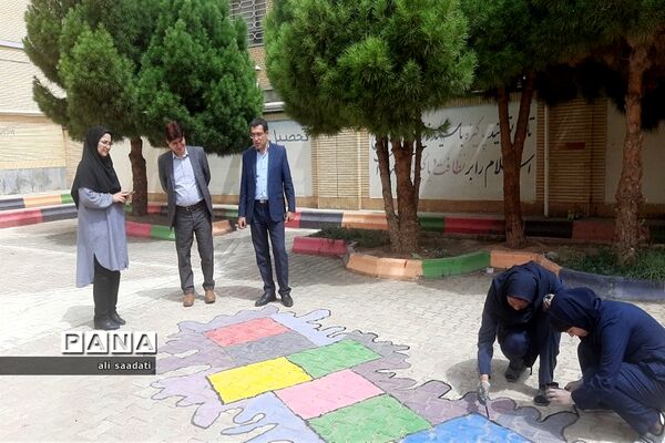 بازدید معاون آموزشی شهرستان کلات از پایگاه ثابت برگزاری دوره کارورزی، کارآموزی هنرستان حضرت معصومه(س)