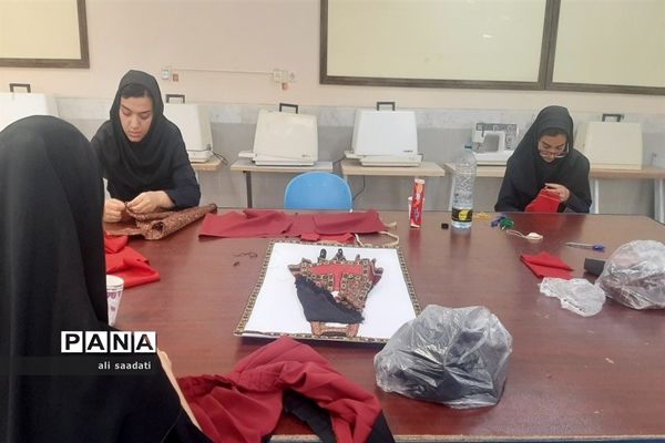 بازدید معاون آموزشی شهرستان کلات از پایگاه ثابت برگزاری دوره کارورزی، کارآموزی هنرستان حضرت معصومه(س)