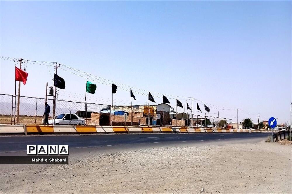 سیاه‌پوش شدن امامزاده سید محمد(ع) کاشمر