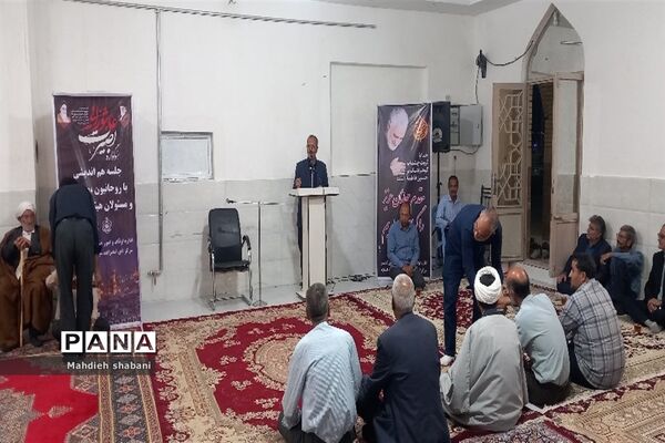 نشست با روحانیون و مداحان ومسئولان هیات مذهبی در امامزاده سید محمد(ع) در کاشمر