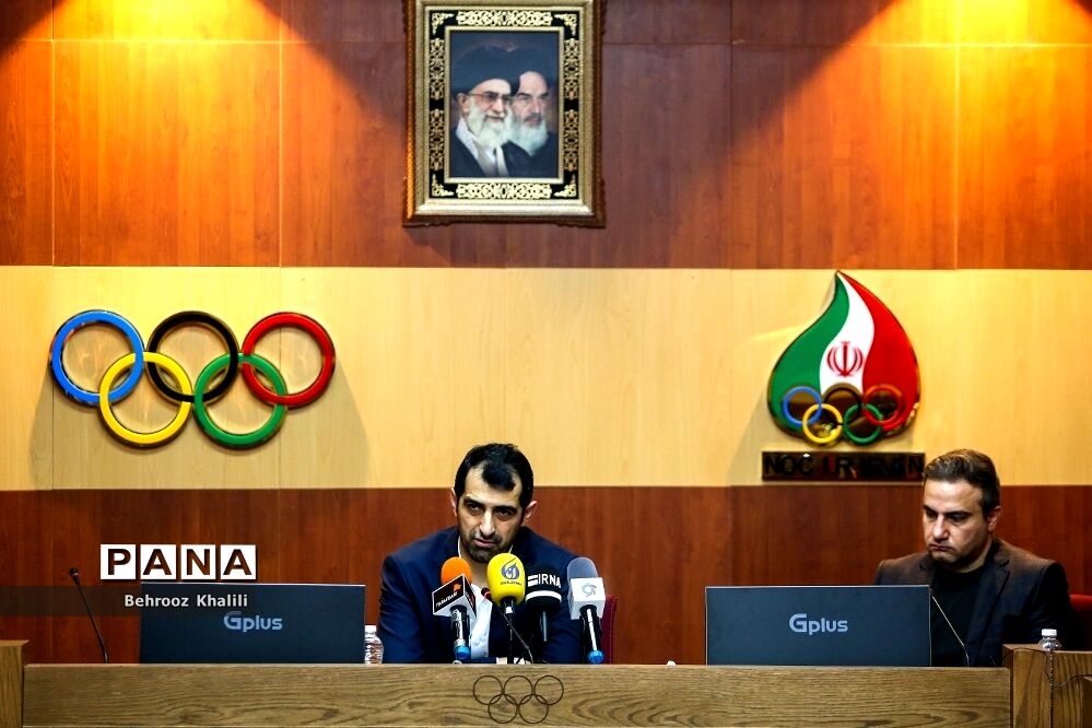 نشست خبری رئیس فدراسیون بسکتبال