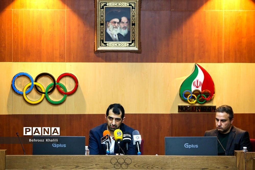 نشست خبری رئیس فدراسیون بسکتبال