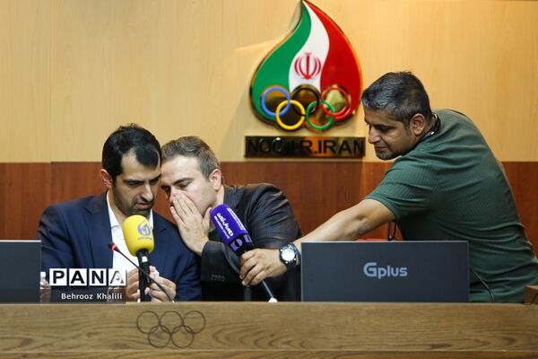 نشست خبری رئیس فدراسیون بسکتبال