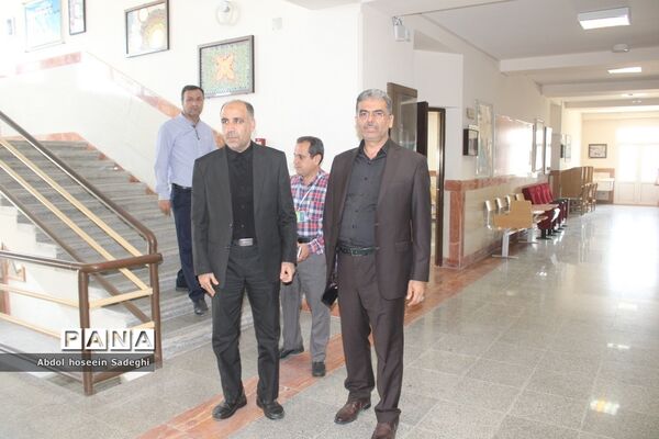 بازدید مسئولان اداره‌کل آموزش و پرورش استان بوشهر  از کانون‌های ارزیابی آزمون استخدامی