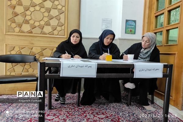 طرح پیوند مدرسه و مسجد با حضور رئیس آموزش و پرورش ناحیه ۵