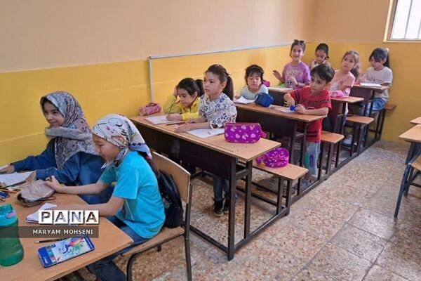 فعالیت پایگاه‌ تابستانی و مهارت‌آموزی کانون تربیتی شهید‌آوینی فشافویه