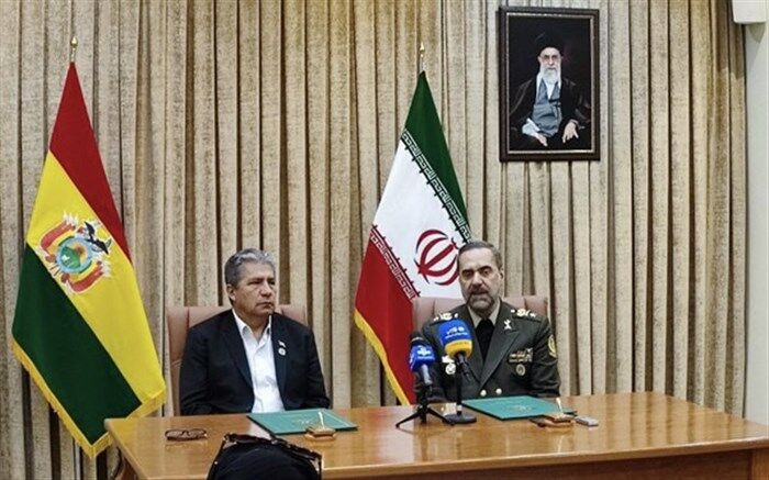 همکاری دفاعی ایران و بولیوی می‌تواند الگویی برای آمریکای جنوبی باشد