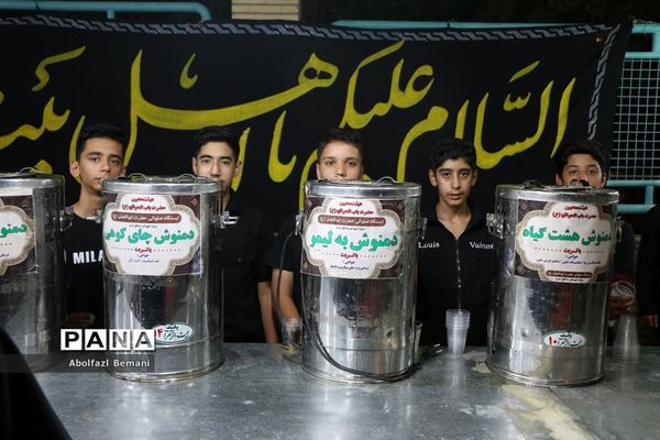 حضور خادمین نوجوان و جوان در هیات های عزاداری قم