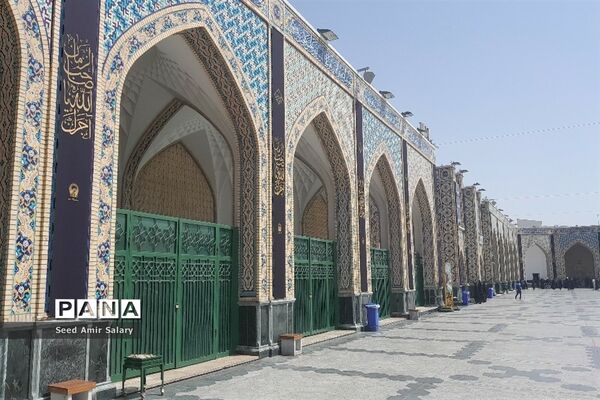 سیاه پوش شدن حرم رضوی در ماه محرم
