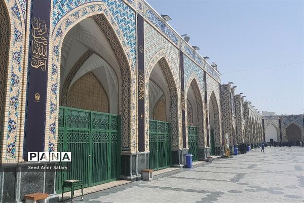 سیاه پوش شدن حرم رضوی در ماه محرم