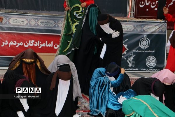اجرای  تئاتر مذهبی در امامزاده بی بی سکینه صفادشت