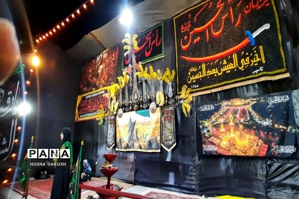 پذیرایی موکب‌های شب‌های محرم در شهرک غرب مشهد
