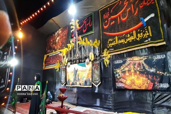پذیرایی موکب‌های شب‌های محرم در شهرک غرب مشهد